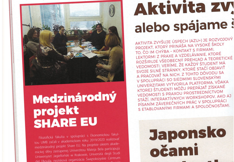 shareEU dissemination - article about project in local journal